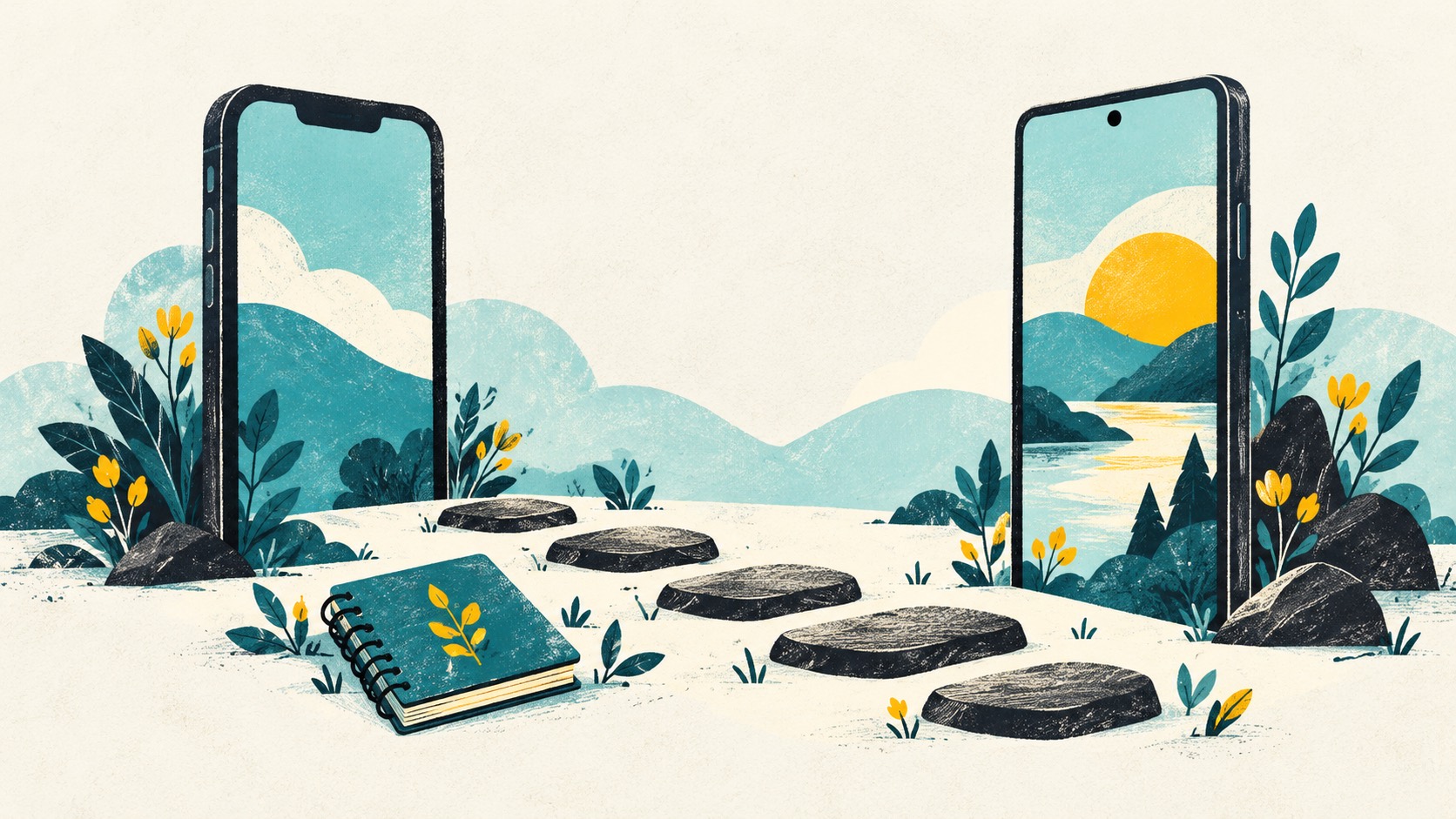 从 iPhone 换到 Android，双重验证要检查什么？主题原创插画